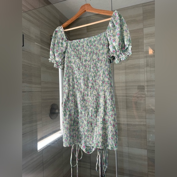 Live tree floral mini dress size L‎ - Picture 4 of 4